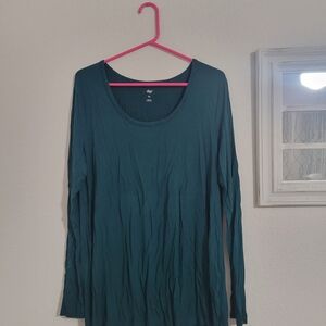 Dip Teal Long Sleeve Women's Tee
